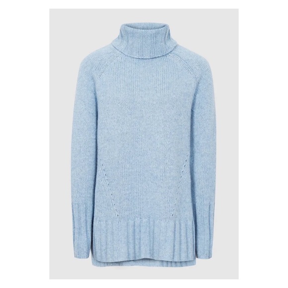 New! REISS London “Stevie” Wool Cashmere Blend Relaxed Sweater - Picture 2 of 11